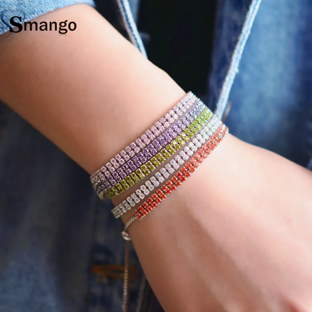 5 Pieces 2019 New Arrival! Ladies Fashion Double Lines Silver Plated Bracelet with Colorful Zircon.5 Colors,Can Mix.
5 Pieces 2019 New Arrival! Ladies Fashion Double Lines Silver Plated Bracelet with Colorful Zircon.5 Colors,Can Mix.