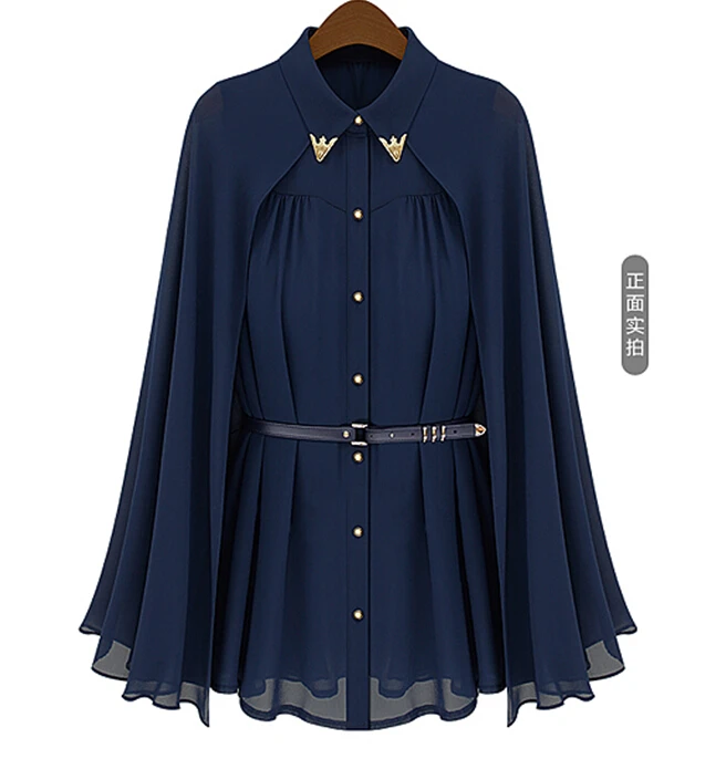 Blusa2019 Fashion Leisure Women shirts Shawl Cape-Style Chiffon Blouse Sun Protection Clothing Blusas Femininas
Blusa2019 Fashion Leisure Women shirts Shawl Cape-Style Chiffon Blouse Sun Protection Clothing Blusas Femininas