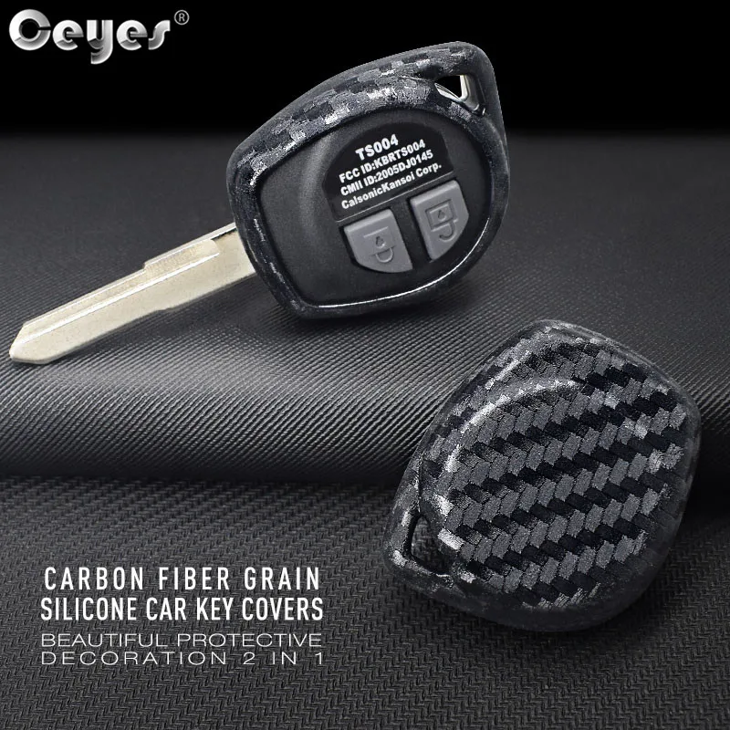 Ceyes Car Styling 2 Button Shell Remote Fob Sticker Case For Suzuki SX4 Swift Vitara Jimny Samurai Carbon Fiber Auto Accessories
Ceyes Car Styling 2 Button Shell Remote Fob Sticker Case For Suzuki SX4 Swift Vitara Jimny Samurai Carbon Fiber Auto Accessories