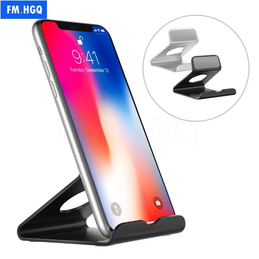 FM.HGQ Mobile Phone Holder Stand For iPhone X XR XS MAX 8 Aluminum Alloy Telefon Tutucu Universal Desk Tablet For Samsung Xiaomi
FM.HGQ Mobile Phone Holder Stand For iPhone X XR XS MAX 8 Aluminum Alloy Telefon Tutucu Universal Desk Tablet For Samsung Xiaomi