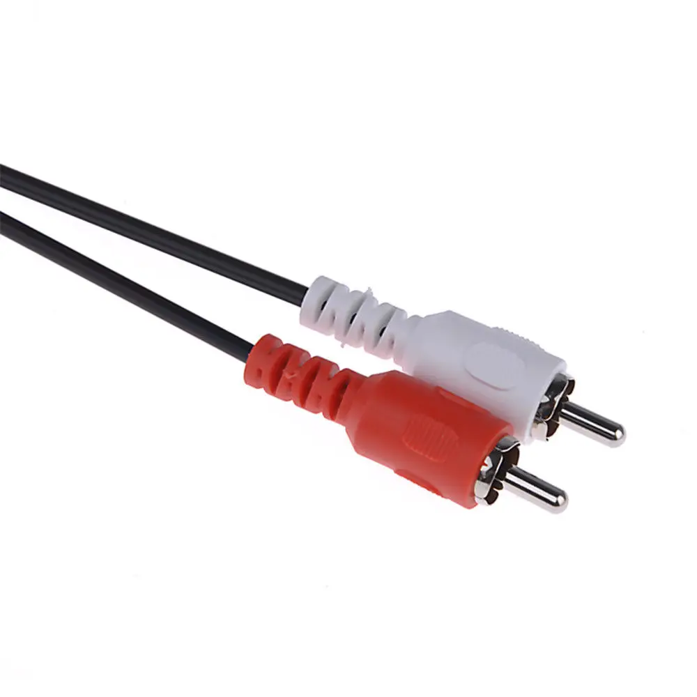 1.5m Jack Stereo Audio Extension Cable 5 Pin DIN Male to 2RCA Male Video TV A/V Lead Converter Cable Adapter