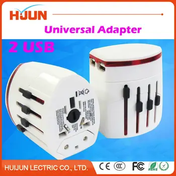 1Pcs Universal International Power Plug Adapter Socket 2 USB Charger for US UK EU AU Plug Travel Wall Converter White
1Pcs Universal International Power Plug Adapter Socket 2 USB Charger for US UK EU AU Plug Travel Wall Converter White