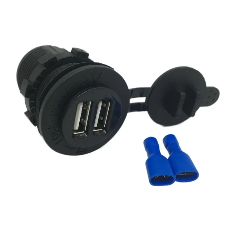 2.1A Dual 2 USB Port Charger Cigarette Lighter Socket Splitter For Car Auto Motorcycle Truck Boat Marine 12V 5V Outlet
2.1A Dual 2 USB Port Charger Cigarette Lighter Socket Splitter For Car Auto Motorcycle Truck Boat Marine 12V 5V Outlet