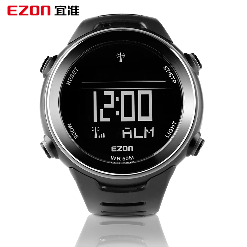 EZON Radio Wave Kalibreren Tijd Digitale Mannen Sporthorloge Outdoor Casual Running Zwemmen Waterdicht 50 m Horloge Montre Homme
EZON Radio Wave Kalibreren Tijd Digitale Mannen Sporthorloge Outdoor Casual Running Zwemmen Waterdicht 50 m Horloge Montre Homme