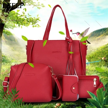 Women Top-Handle Bags Female Composite Bags Women Messenger Bags Handbag Set PU Leather Wallets Key Bag Set
Women Top-Handle Bags Female Composite Bags Women Messenger Bags Handbag Set PU Leather Wallets Key Bag Set