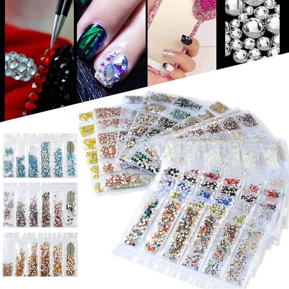 Crystal AB 3D Nail Art Rhinestones Nail Glitter Small Sizes Rhinestones Nail Art Crystal Glass Round Flatback
Crystal AB 3D Nail Art Rhinestones Nail Glitter Small Sizes Rhinestones Nail Art Crystal Glass Round Flatback