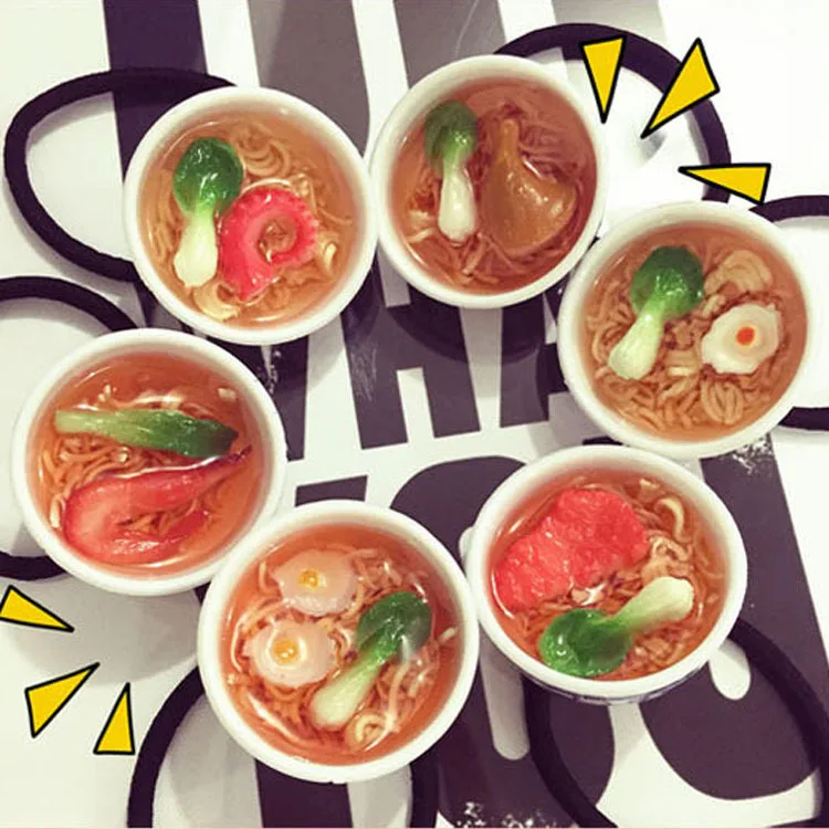 2 pcs Novelty Harajuku Bowl Shaped Noodle Egg Food Style Hair Band Elastic Rope Hair Ring cheveux accessoires pour femmes
2 pcs Novelty Harajuku Bowl Shaped Noodle Egg Food Style Hair Band Elastic Rope Hair Ring cheveux accessoires pour femmes
