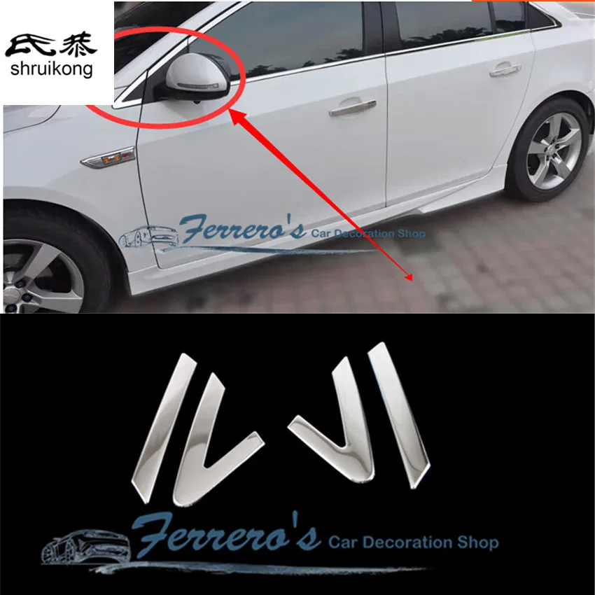 4 шт./лот для Chevrolet Cruze 2009 2010 2011 2012 2013 Седан, переднее зеркало заднего вида, треугольная отделка, декоративная крышка
4 шт./лот для Chevrolet Cruze 2009 2010 2011 2012 2013 Седан, переднее зеркало заднего вида, треугольная отделка, декоративная крышка