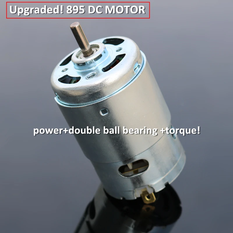 Upgraded! 895 DC MOTOR High power double ball bearing High torque! 12-24V generator/micro cutting machine/lathe/lawn mower...
Upgraded! 895 DC MOTOR High power double ball bearing High torque! 12-24V generator/micro cutting machine/lathe/lawn mower...