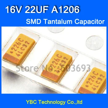 Free Shipping 100pcs/lot 1206 SMD Tantalum Capacitor 16V 22UF A120610% Tolerance
Free Shipping 100pcs/lot 1206 SMD Tantalum Capacitor 16V 22UF A120610% Tolerance