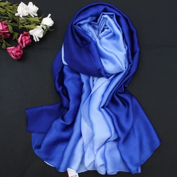 Luxury silk scarves shawl female gradient scarf 190*100cm women thin long asymmetrical scarf shawl spring summer beach outdoor
Luxury silk scarves shawl female gradient scarf 190*100cm women thin long asymmetrical scarf shawl spring summer beach outdoor