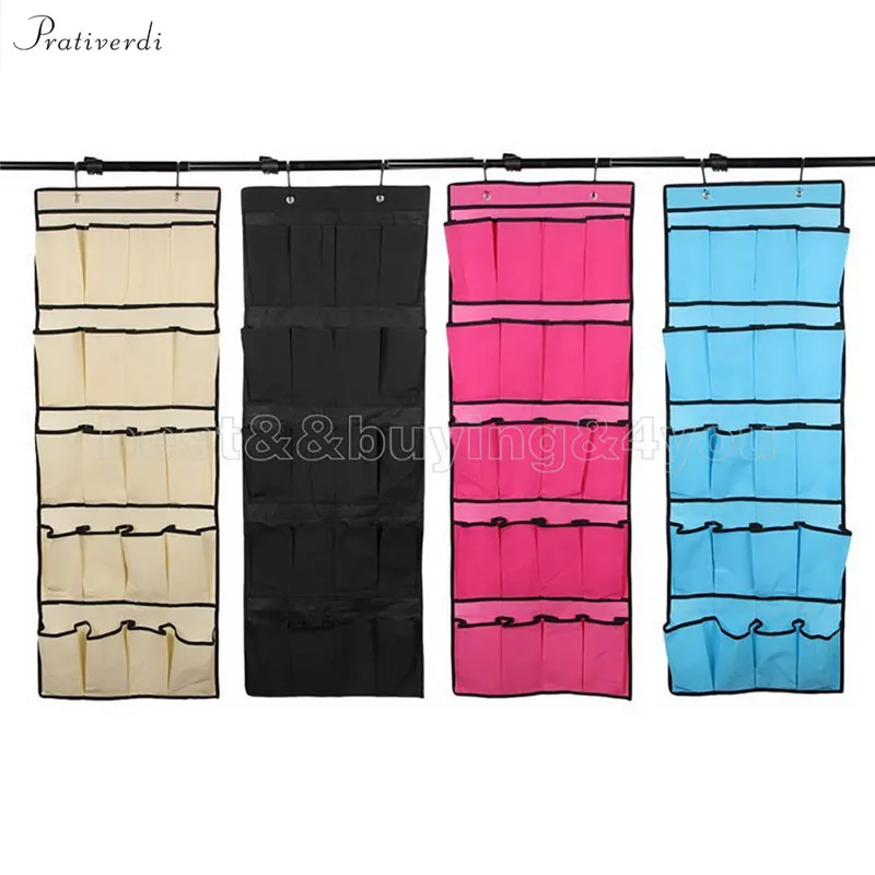 Prativerdi 20 Pocket Over the Door Shoe Organizer Space Saver Rack Hanging Storage
Prativerdi 20 Pocket Over the Door Shoe Organizer Space Saver Rack Hanging Storage