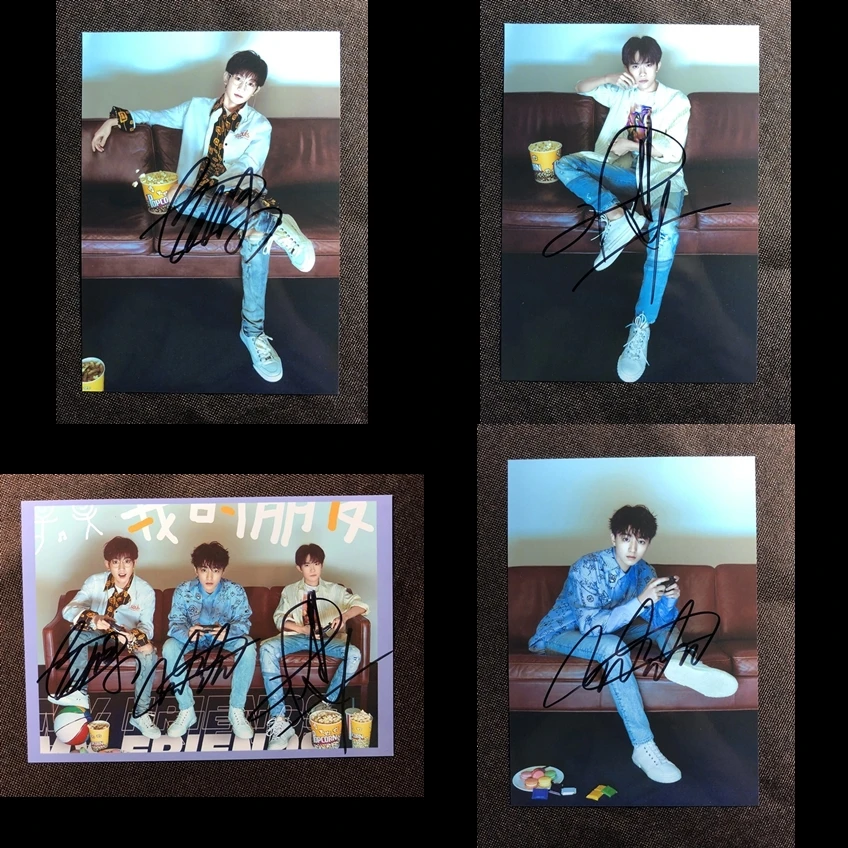 hand signed TFBOYS Jackson Junkai Wang Yuan autographed photo 5*7 autograph in ink 79D
hand signed TFBOYS Jackson Junkai Wang Yuan autographed photo 5*7 autograph in ink 79D