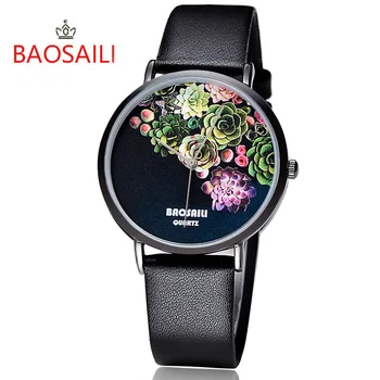 Fashion BAOSAILI Floral Design Black Case Japan PC21 Movt Water Resistant Life Watch Women Relogio Feminino Watches Lady Relogio
Fashion BAOSAILI Floral Design Black Case Japan PC21 Movt Water Resistant Life Watch Women Relogio Feminino Watches Lady Relogio