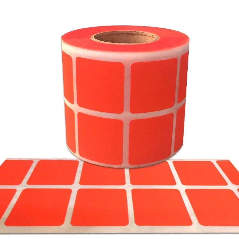 1 Inch Square Fluorescent Red Color Coding Dot Label Stickers Self-Adhesive Sticker Label Stationary Sticker to Decor
1 Inch Square Fluorescent Red Color Coding Dot Label Stickers Self-Adhesive Sticker Label Stationary Sticker to Decor