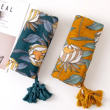 Hot sell Rose print cotton and linen scarf new artistic and ethnic wind shawl long style gauze towel womens scarf 10pcs/lot
Hot sell Rose print cotton and linen scarf new artistic and ethnic wind shawl long style gauze towel womens scarf 10pcs/lot