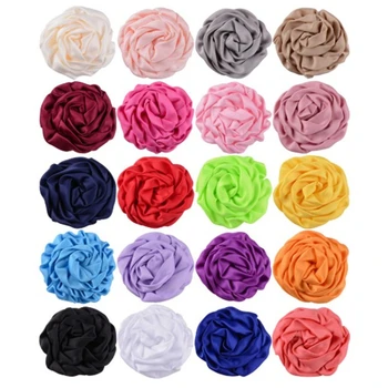 Good Quality 8cm Rolled Satin Flowers 25pcs 25 Colors Rosette Fabric Flower Flat Back for DIY Headband Headwear Hair Accessories 
Good Quality 8cm Rolled Satin Flowers 25pcs 25 Colors Rosette Fabric Flower Flat Back for DIY Headband Headwear Hair Accessories