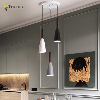 Nordic Minimalism droplight E27 Aluminum Wood Pendant Lights, Home restaurant decor lighting lamp and Bar Showcase spot light
Nordic Minimalism droplight E27 Aluminum Wood Pendant Lights, Home restaurant decor lighting lamp and Bar Showcase spot light