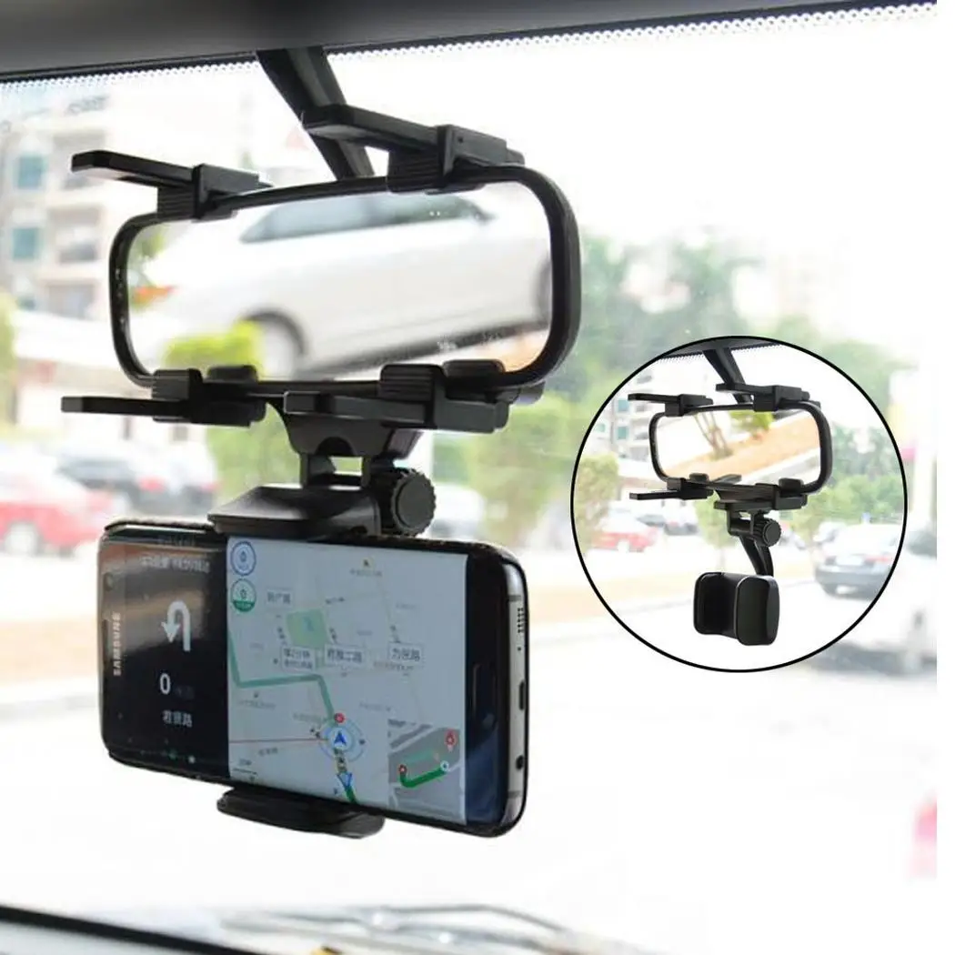 Universal Car Phone Holder 360 Degrees For Apple iPhone Samsung GPS Smartphone Stand Car Rearview Mirror Mount Phone Holder
Universal Car Phone Holder 360 Degrees For Apple iPhone Samsung GPS Smartphone Stand Car Rearview Mirror Mount Phone Holder