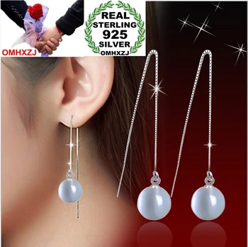 OMHXZJ WHOLESALE Fashion jewelry translucent cat eyes opals 925 Sterling Silver Earrings Long pendant Ears hang YS89
OMHXZJ WHOLESALE Fashion jewelry translucent cat eyes opals 925 Sterling Silver Earrings Long pendant Ears hang YS89