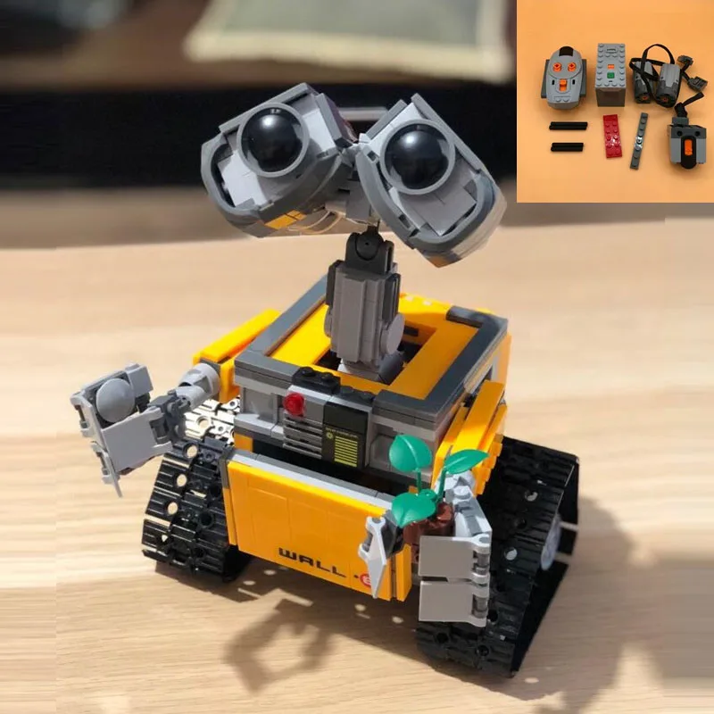 RC Creator WALL E Robot Compatible Legoingly Technic Idea 21303 Technic modified electric Action figures Building Blocks 16003
RC Creator WALL E Robot Compatible Legoingly Technic Idea 21303 Technic modified electric Action figures Building Blocks 16003