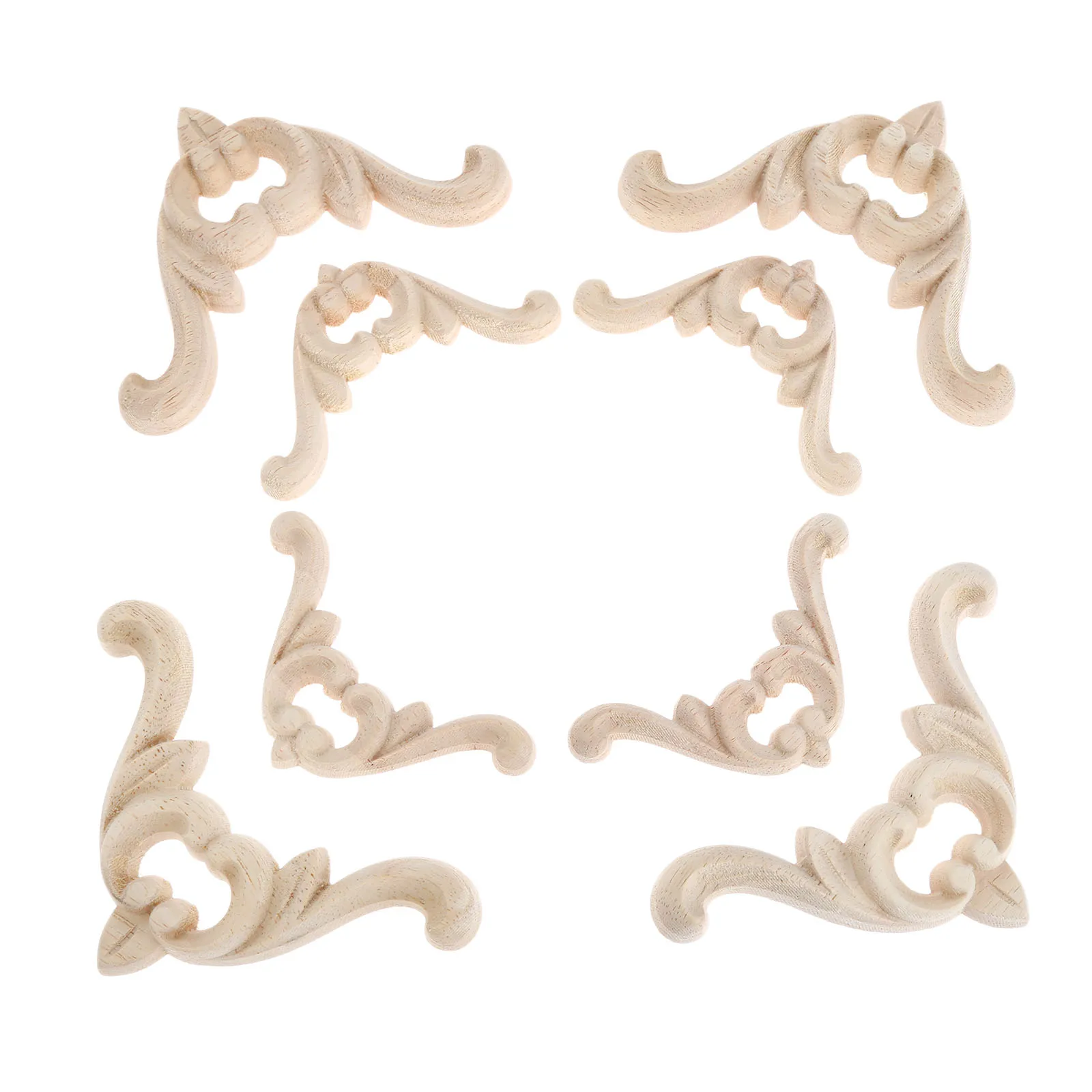 1Pc 6/8cm Decorative Wood Appliques Unpainted Wood Carved Flower Onlay Decal Corner Applique for Home Furniture Door Decor Craft
1Pc 6/8cm Decorative Wood Appliques Unpainted Wood Carved Flower Onlay Decal Corner Applique for Home Furniture Door Decor Craft