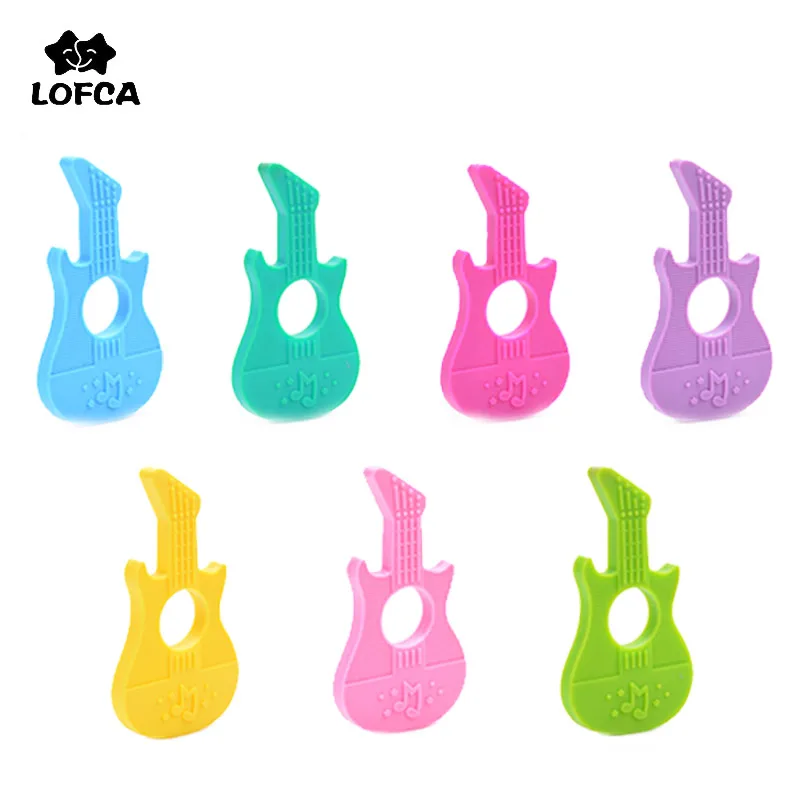 LOFCA 1PC Silicone Guitar Teether BPA Free Baby Chewable Silicone Pendants Necklace Baby Teething Toys Pacifier Chain Necklace
LOFCA 1PC Silicone Guitar Teether BPA Free Baby Chewable Silicone Pendants Necklace Baby Teething Toys Pacifier Chain Necklace