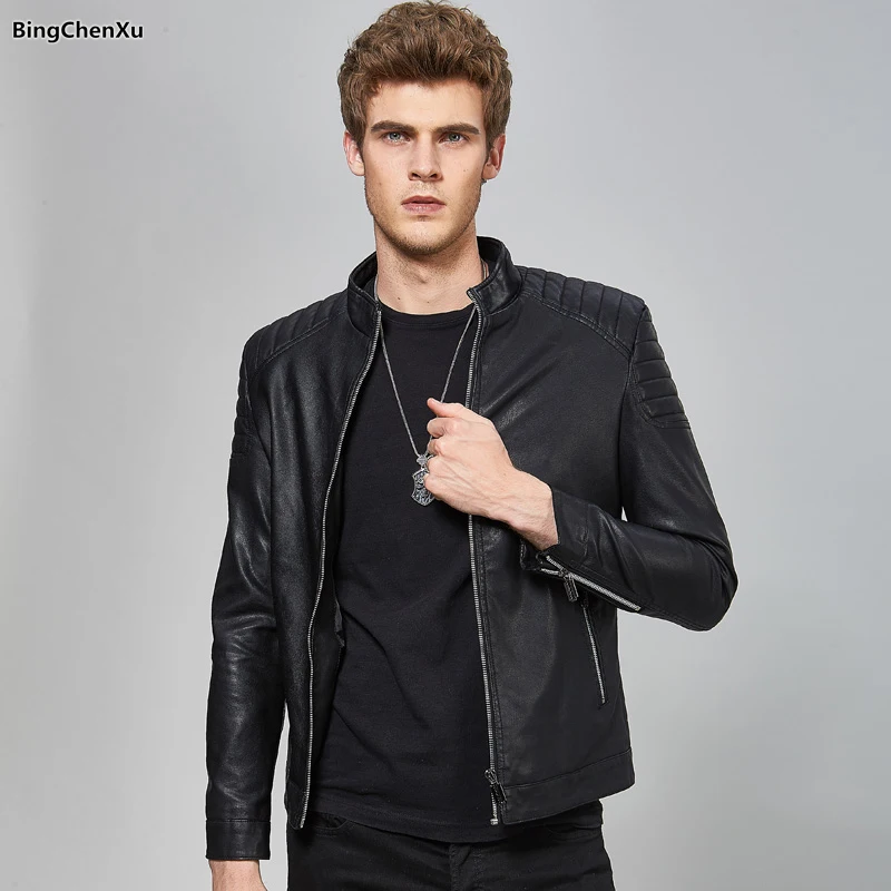 Jacket Leather Motorcycle Men New Arrival Brand jaqueta couro masculina High Quality Men's Cassual Red Faux Leather Jacket 1045
Jacket Leather Motorcycle Men New Arrival Brand jaqueta couro masculina High Quality Men's Cassual Red Faux Leather Jacket 1045