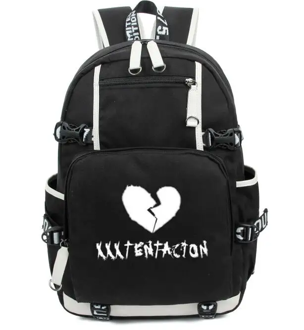 Newest Fashion xxxtentacion backpack Rip xxxtentacion Hip Hop Rapper women men shoulder travel Bag Star Teenage Girl Backpacks
Newest Fashion xxxtentacion backpack Rip xxxtentacion Hip Hop Rapper women men shoulder travel Bag Star Teenage Girl Backpacks