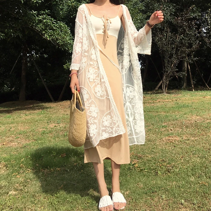 MLXSLKY Summer women's loose lace sun protection clothing coat female long sleeves sunscreen womens cardigan
MLXSLKY Summer women's loose lace sun protection clothing coat female long sleeves sunscreen womens cardigan
