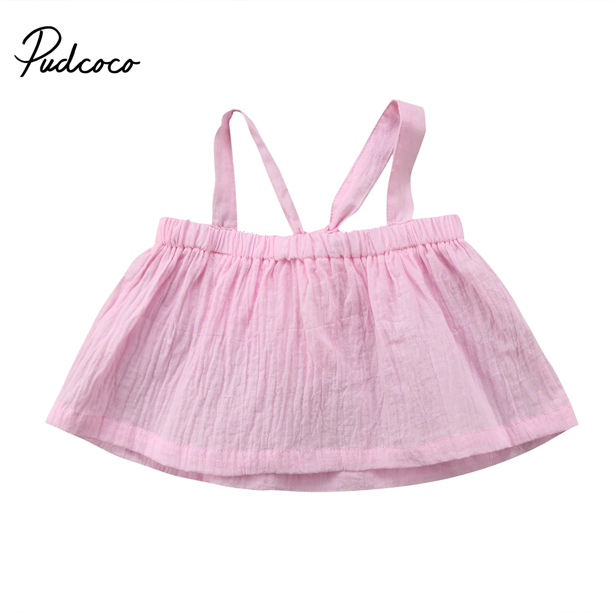 2018 Brand New Toddler Infant Newborn Girl Strap Tops Crop Tube Top Pink Solid Halter Clothes Sleeveless Sunsuit Shirt Outfit
2018 Brand New Toddler Infant Newborn Girl Strap Tops Crop Tube Top Pink Solid Halter Clothes Sleeveless Sunsuit Shirt Outfit