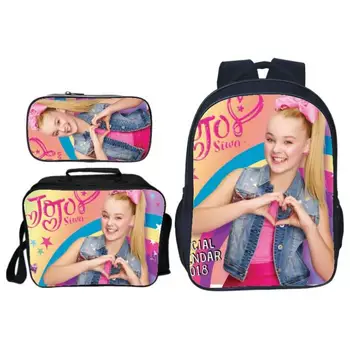3Pcs/Set Hot Pop Star Jojo Siwa Backpack School Bags for Teenage Girls Daily Backpack Kids Book Bags Casual Travel Shoulder Bags
3Pcs/Set Hot Pop Star Jojo Siwa Backpack School Bags for Teenage Girls Daily Backpack Kids Book Bags Casual Travel Shoulder Bags