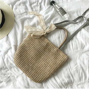 New Collection Korean Style Casual Grass Woven Bag For Female Simple All-match Lace Handbag Fashionable Shoulder Bag With Bow
New Collection Korean Style Casual Grass Woven Bag For Female Simple All-match Lace Handbag Fashionable Shoulder Bag With Bow