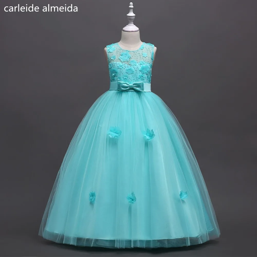 A-Line O-Neck Tulle Flower Girl Dresses Long First Communion dresses 2018 Girl Dress For Wedding and Party
A-Line O-Neck Tulle Flower Girl Dresses Long First Communion dresses 2018 Girl Dress For Wedding and Party