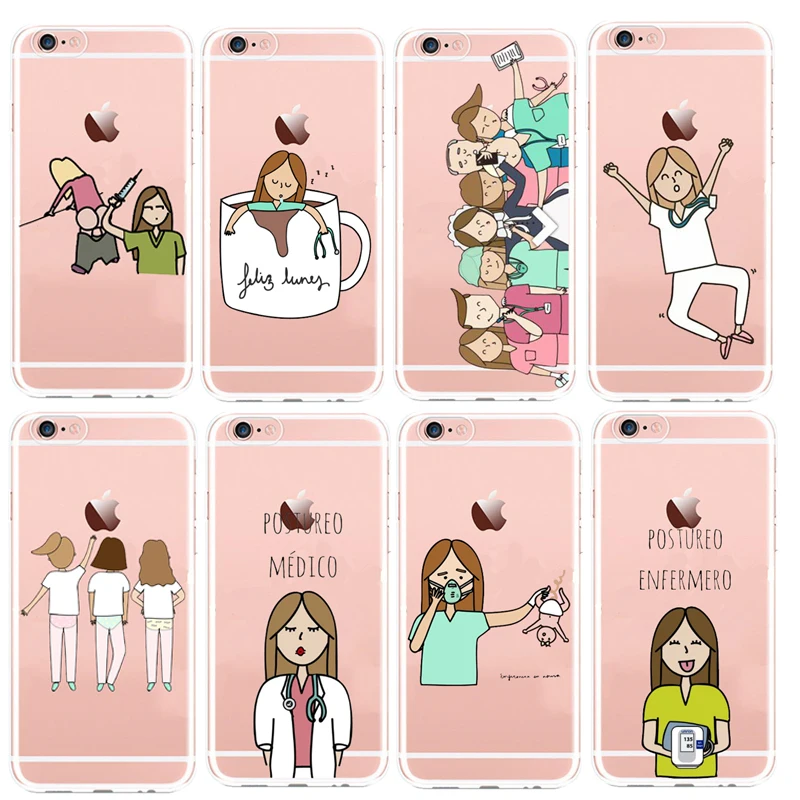 For iPhone 7 7Plus 6S 6Plus XS Max 8 8Plus XR Cute Doctor Nurse Medical Medicine Health Heart Soft TPU Phone Case Cover Fundas
For iPhone 7 7Plus 6S 6Plus XS Max 8 8Plus XR Cute Doctor Nurse Medical Medicine Health Heart Soft TPU Phone Case Cover Fundas