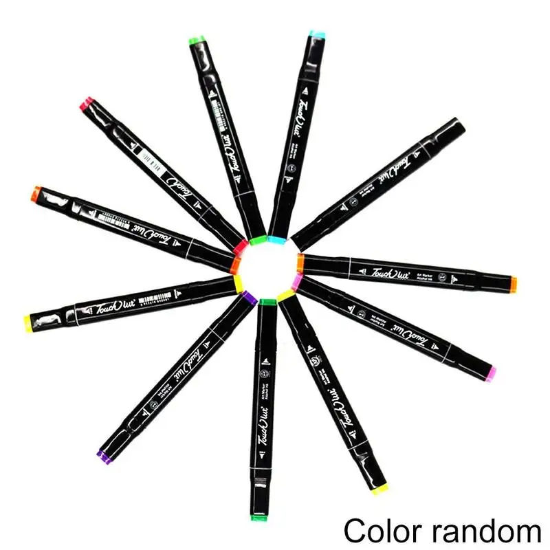 Random Color Art Sketch Markers Brush Pen For Draw Manga Animation Design 168 Color Dual Headed Alcoholic Oily Based Ink Marker
Random Color Art Sketch Markers Brush Pen For Draw Manga Animation Design 168 Color Dual Headed Alcoholic Oily Based Ink Marker