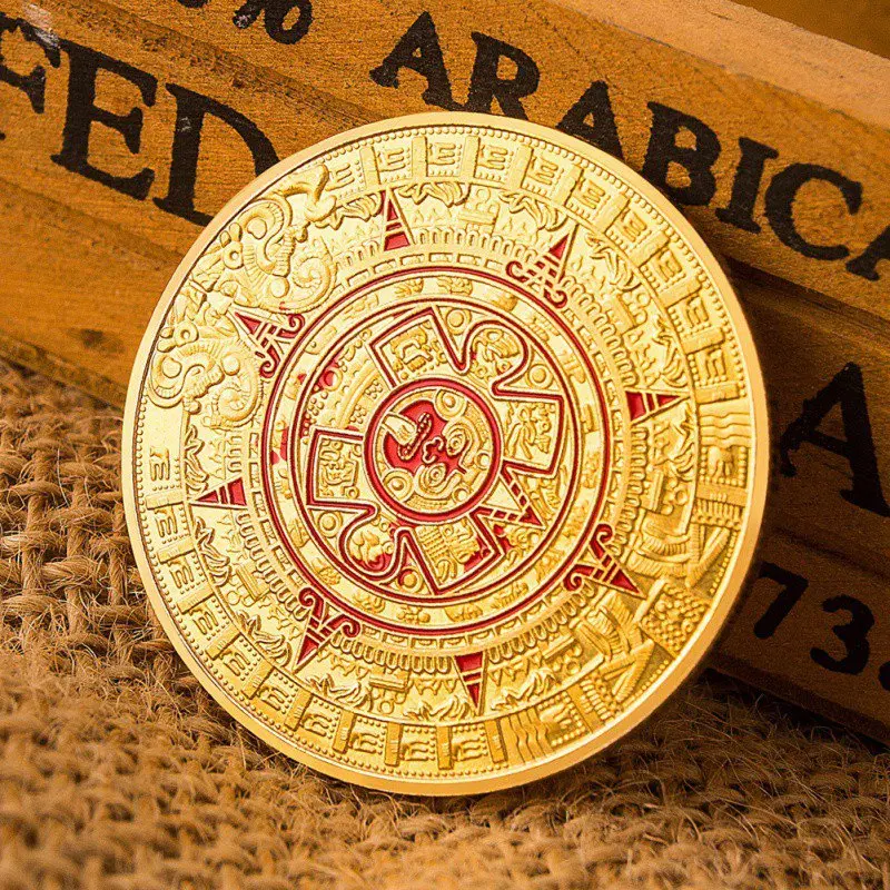 Mayan Civilization Collection Commemorative Coin Mayan Prophecy Aztec Valuable Metal Coin For Gift Non-currency Coin Gift Crafts
Mayan Civilization Collection Commemorative Coin Mayan Prophecy Aztec Valuable Metal Coin For Gift Non-currency Coin Gift Crafts