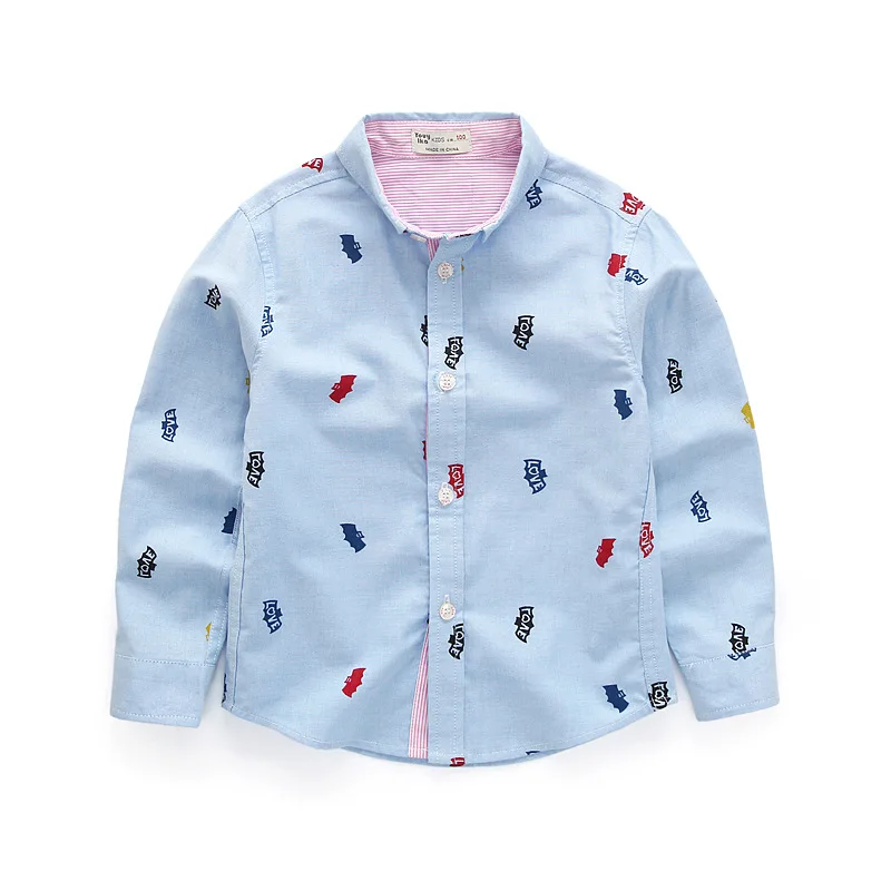 Dollplus Spring Autumn Boys Shirts Cotton Kids Shirts Long Sleeve Boys Tops Children Clothes Letter Print Kids Clothes for 3-12T
Dollplus Spring Autumn Boys Shirts Cotton Kids Shirts Long Sleeve Boys Tops Children Clothes Letter Print Kids Clothes for 3-12T