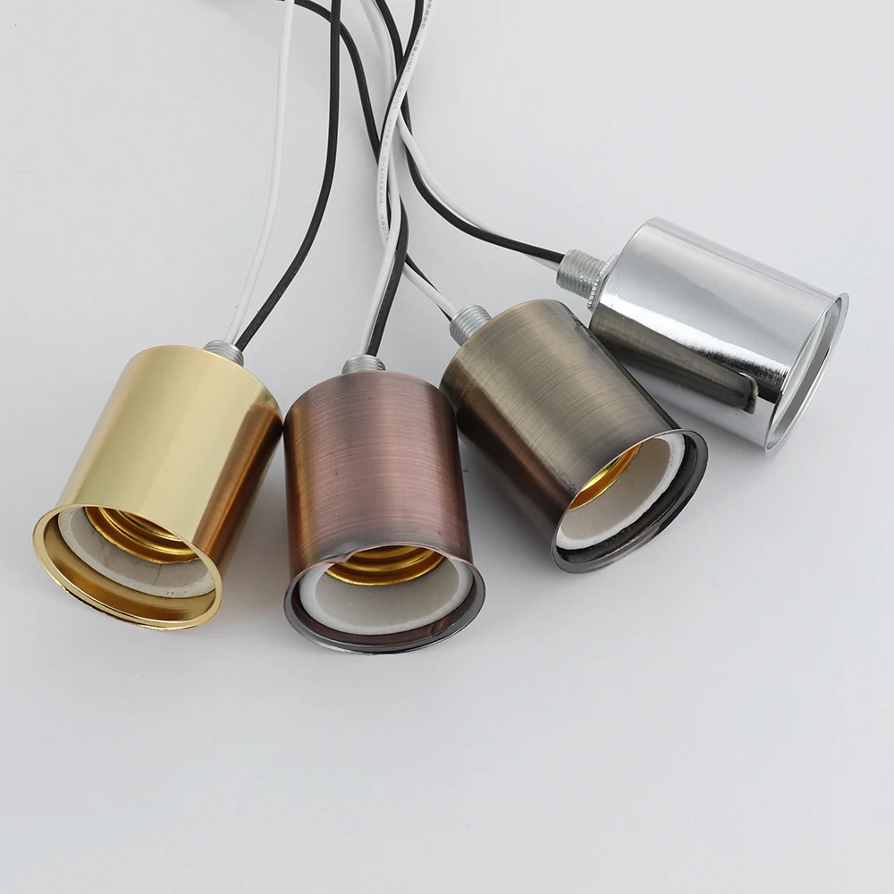 Practical E27 E14 Ceramic Screw Light Base Metal Surface Round LED and Filament Lamp Holder Easy to Install
Practical E27 E14 Ceramic Screw Light Base Metal Surface Round LED and Filament Lamp Holder Easy to Install