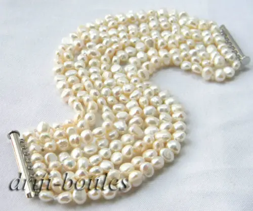 8Strands 8'' White Baroque Freshwater Pearl Bracelet @^Noble style Natural Fine jewe SHIPPING new >>free shipping
8Strands 8'' White Baroque Freshwater Pearl Bracelet @^Noble style Natural Fine jewe SHIPPING new >>free shipping