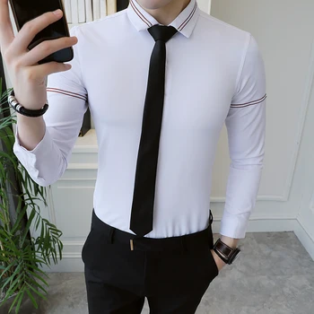 YC013* men embroidered pure color long sleeved shirt big code work clothes, barber's barber's Bar Shirt P50
YC013* men embroidered pure color long sleeved shirt big code work clothes, barber's barber's Bar Shirt P50