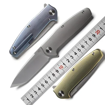 DICORIA YX750 folding knife Ball bearing VG-10 blade TC4 Titanium handle camping hunting Outdoor suvival pocket knives EDC tools
DICORIA YX750 folding knife Ball bearing VG-10 blade TC4 Titanium handle camping hunting Outdoor suvival pocket knives EDC tools