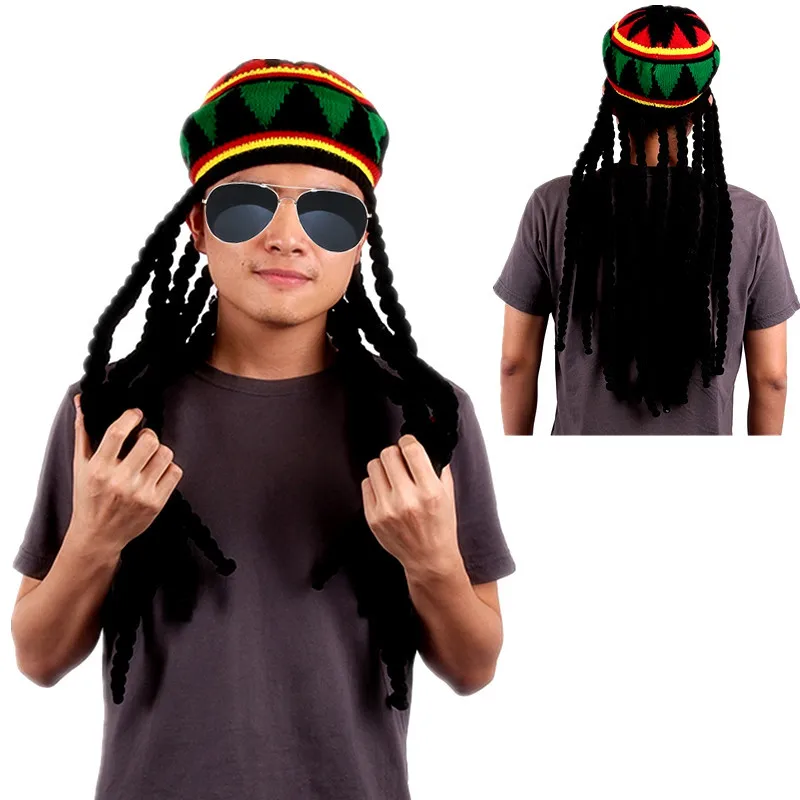1Pc Bob Marley Reggae Jamaican Rasta Hat Dreadlocks Wig Caribbean Beret Cap Beret Dress Apparel Accessories Fashion Style New
1Pc Bob Marley Reggae Jamaican Rasta Hat Dreadlocks Wig Caribbean Beret Cap Beret Dress Apparel Accessories Fashion Style New