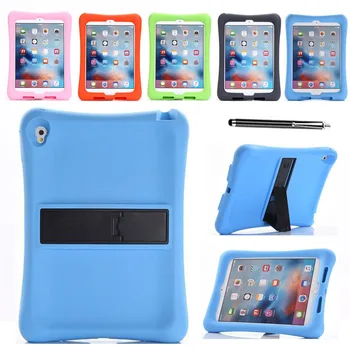 XSKEMP Shockproof Soft Silicon Protective Case Cover For iPad 9.7 2017 A1822 A1823 Kids Children Safe Rubber Shell Stand W/ Pen
XSKEMP Shockproof Soft Silicon Protective Case Cover For iPad 9.7 2017 A1822 A1823 Kids Children Safe Rubber Shell Stand W/ Pen