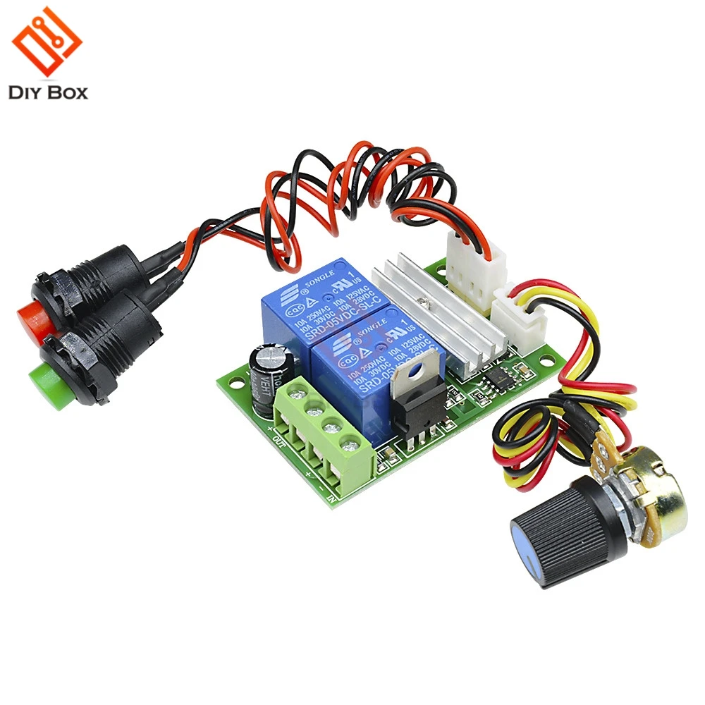 DC 6-24V 6V 9V 12V 24V 3A PWM DC Motor Speed Controller Forward Backward Reversible Switch RC Control Regulator With Relay
DC 6-24V 6V 9V 12V 24V 3A PWM DC Motor Speed Controller Forward Backward Reversible Switch RC Control Regulator With Relay