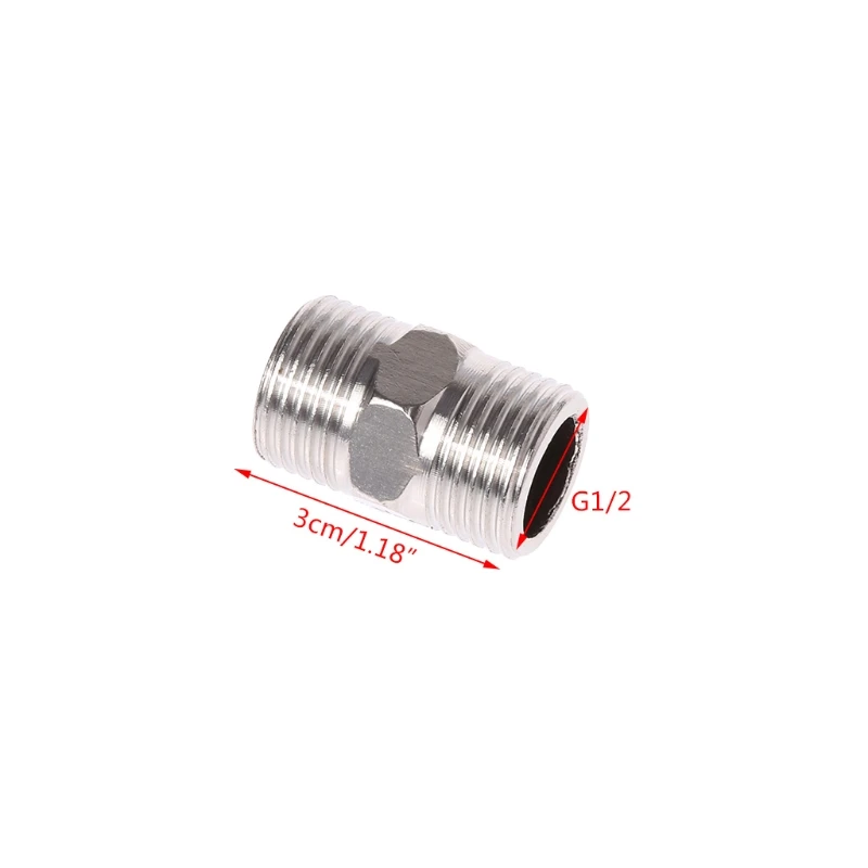 1/2" Male x 1/2" Male Hex Nipple Stainless Steel Male to Male Threaded Pipe Fitting
1/2" Male x 1/2" Male Hex Nipple Stainless Steel Male to Male Threaded Pipe Fitting