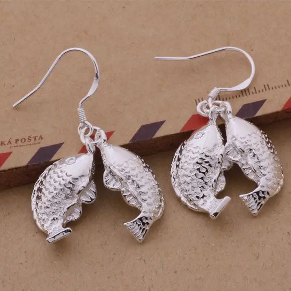 AE287 Trendy wholesale silver earrings , 925 silver fashion jewelry , double carps /blsakcza bmfakdma
AE287 Trendy wholesale silver earrings , 925 silver fashion jewelry , double carps /blsakcza bmfakdma