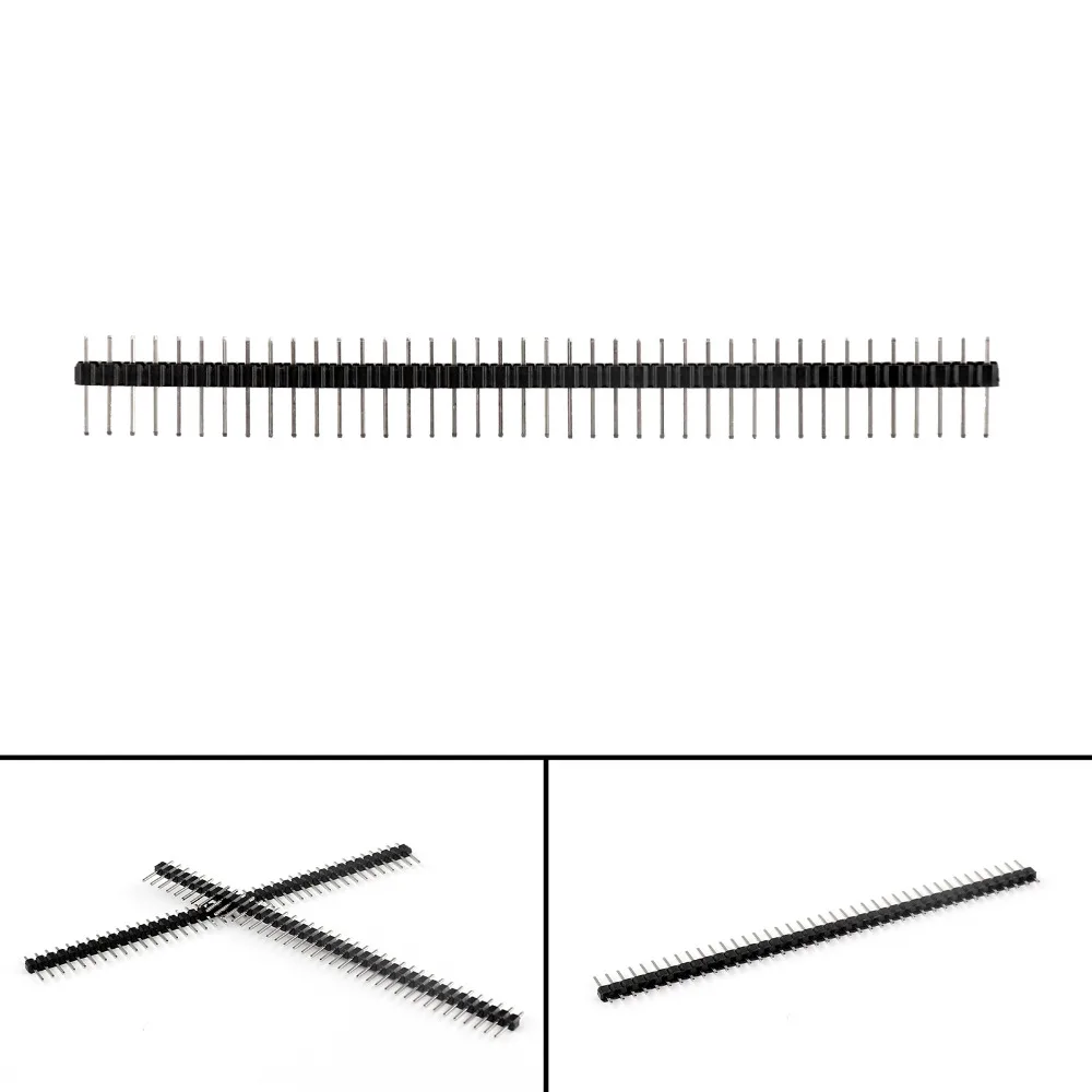 Areyourshop 40Pin Male Single Row Pin Header Connector RoHS 100Pcs Straight Copper 2.54mm Wholesale Single Row Pin Connector
Areyourshop 40Pin Male Single Row Pin Header Connector RoHS 100Pcs Straight Copper 2.54mm Wholesale Single Row Pin Connector