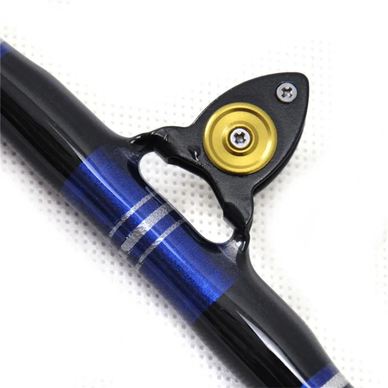 Boat fishing rod BlueSpear 30lbs 50lbs 5'6" leather fore grip nylon butt 168cm big game rod with 5+1 guide trolling fishing rods
Boat fishing rod BlueSpear 30lbs 50lbs 5'6" leather fore grip nylon butt 168cm big game rod with 5+1 guide trolling fishing rods