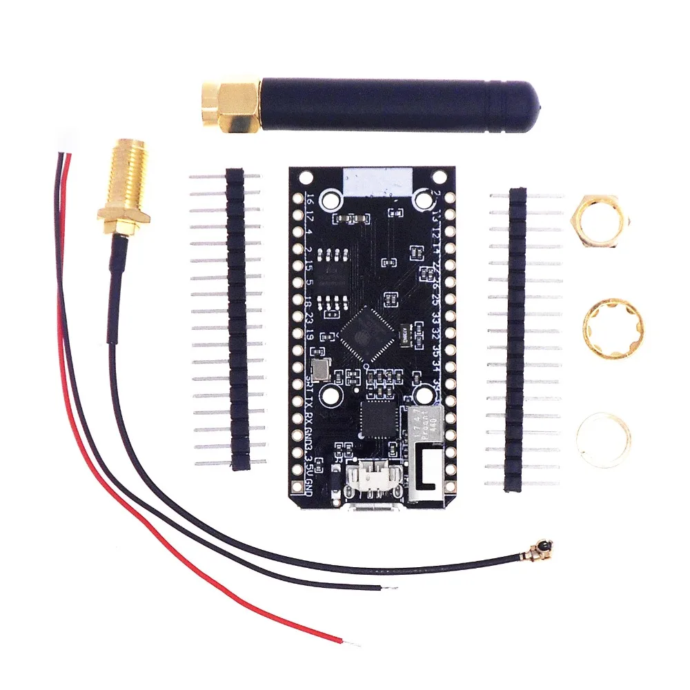 ESP32 SX1276 LoRa 868MHz 915Mhz Bluetooth WiFi Development Board Electronic Module
ESP32 SX1276 LoRa 868MHz 915Mhz Bluetooth WiFi Development Board Electronic Module